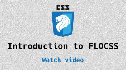 Link to Introduction to FLOCSS video