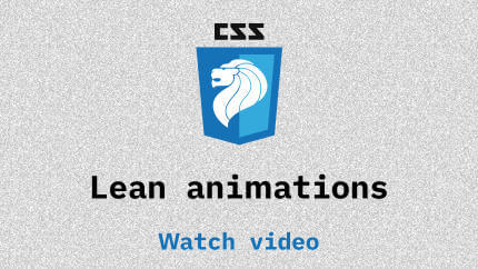 Link to Lean animations video