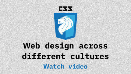 Link to Web design across different cultures video