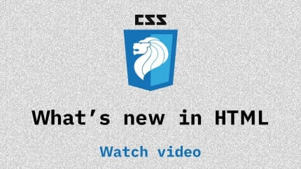 Link to What's new in HTML video